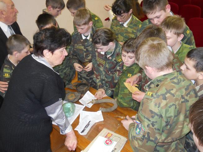 Работа с Советом ветеранов и школьниками::Поисковый отряд «Поиск», Зеленодольск g2id89234